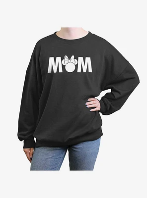 Disney Mickey Mouse Minnie Mom Girls Oversized Sweatshirt