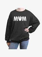 Disney Mickey Mouse Minnie Mom Girls Oversized Sweatshirt