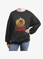 Disney Mickey Mouse Classic Girls Oversized Sweatshirt