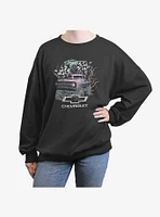 General Motors Chevorlet Monster Trucks Girls Oversized Sweatshirt