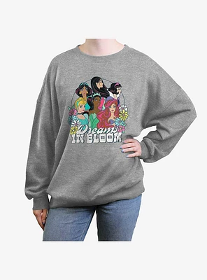 Disney Princesses Dreams Bloom Girls Oversized Sweatshirt