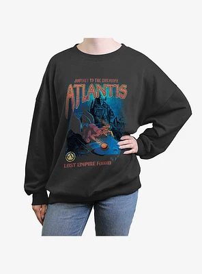 Disney Atlantis: The Lost Empire Atlantis Found Girls Oversized Sweatshirt