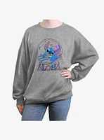 Disney Lilo & Stitch Aloha Surf Girls Oversized Sweatshirt