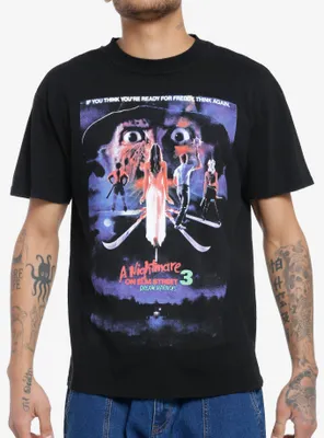 A Nightmare On Elm Street 3: Dream Warriors Film Poster T-Shirt