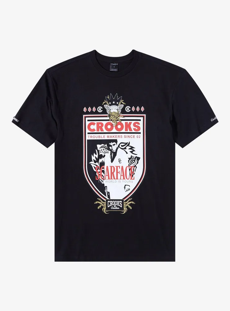 Scarface X Crooks & Castles Shield T-Shirt