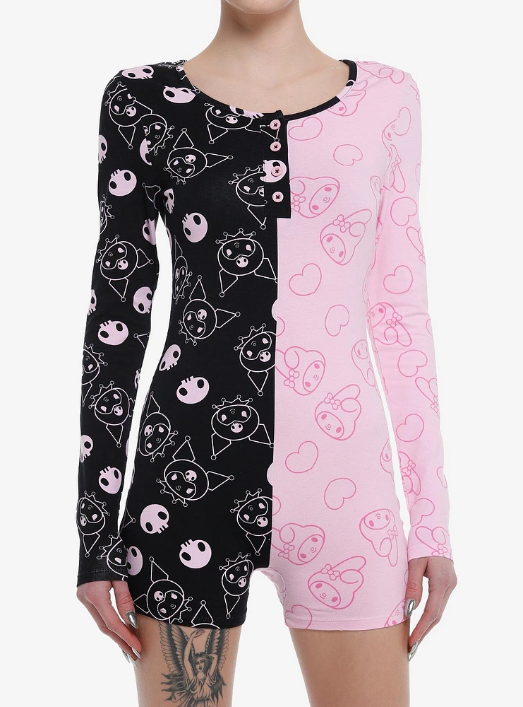 My Melody & Kuromi Split Lounge Romper