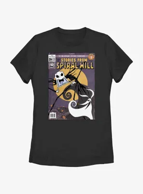 Disney The Nightmare Before Christmas Stories From Spiral Hill Jack and Zero Womens T-Shirt