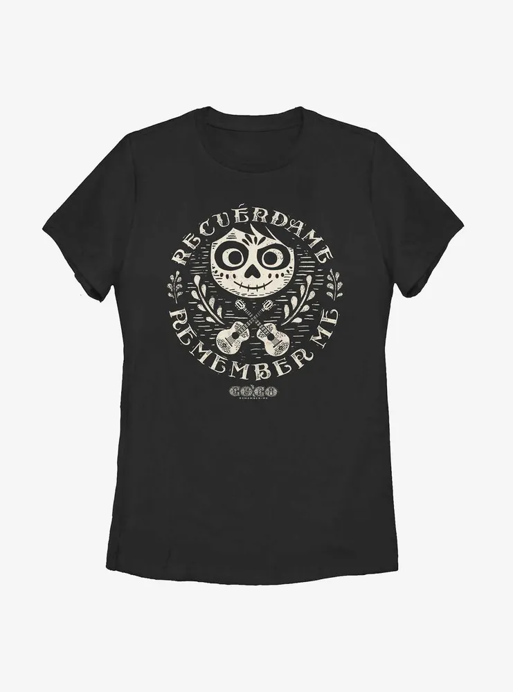 Disney Pixar Coco Remember Me Miguel Womens T-Shirt