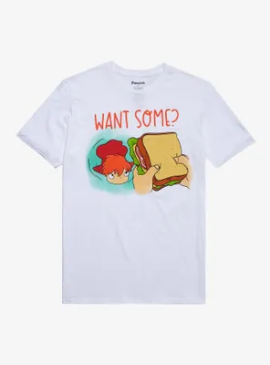 Studio Ghibli Ponyo Sandwich T-Shirt