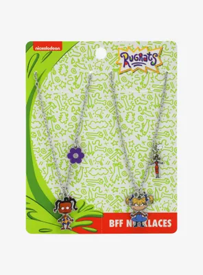 Nickelodeon Rugrats Angelica & Susie Best Friend Necklace Set