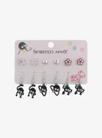Studio Ghibli Spirited Away Soot Sprites Sakura Star Candy Earring Set