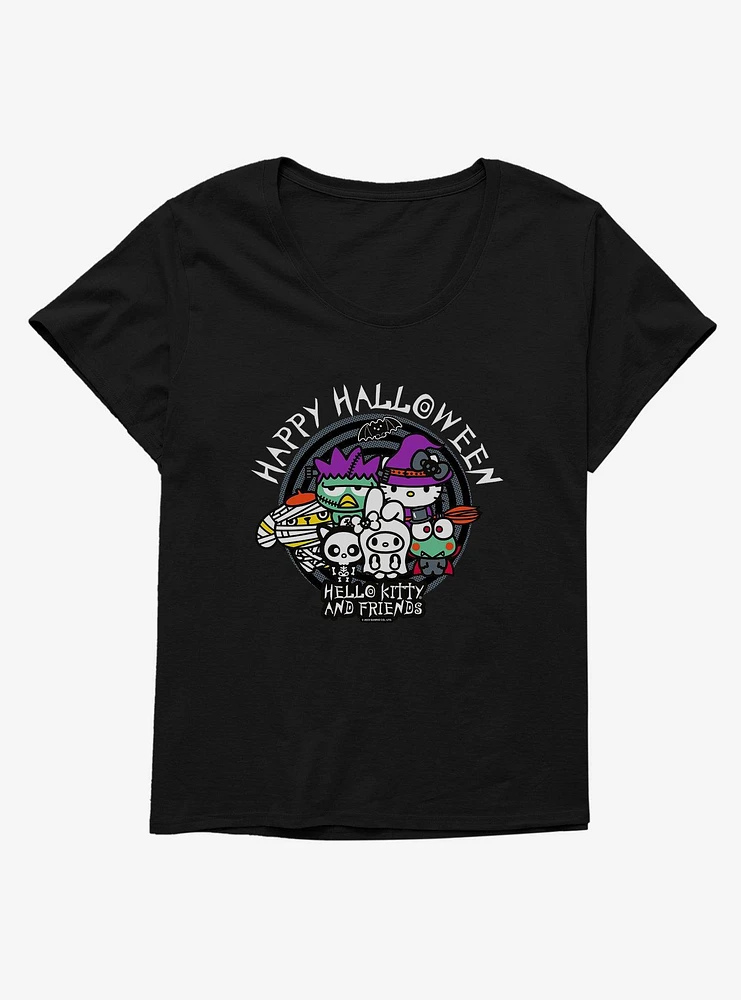 Hello Kitty And Friends Group Halloween Costume Girls T-Shirt Plus