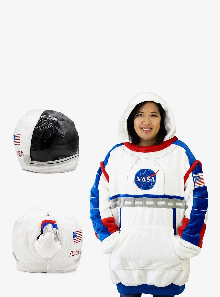 Plushible 2-in-1 NASA Astronaut Snugible