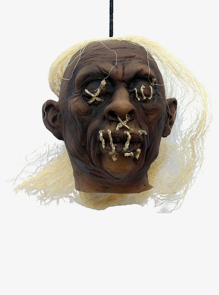 Shrunken Head Stitched Decor