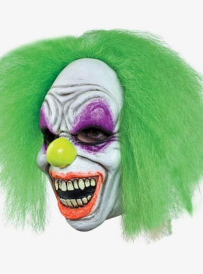 Wild Hair Neon Clown Mask
