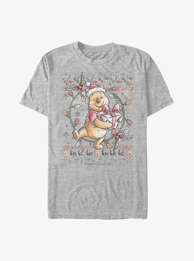 Disney Winnie The Pooh Christmas Bear Big & Tall T-Shirt