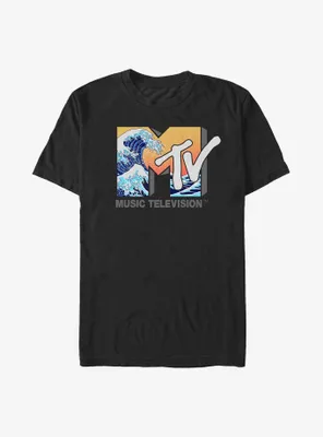 MTV Ocean Wave Logo Big & Tall T-Shirt