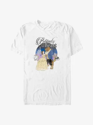 Disney Beauty and the Beast Classic Lovers Belle Big & Tall T-Shirt