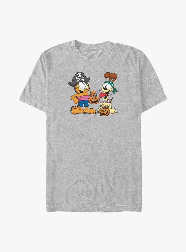 Garfield Pirate Buds Trick or Treat Big & Tall T-Shirt