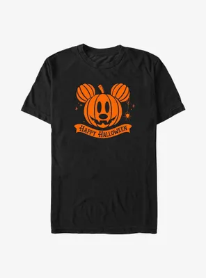 Disney Mickey Mouse Halloween Pumpkin Head Big & Tall T-Shirt