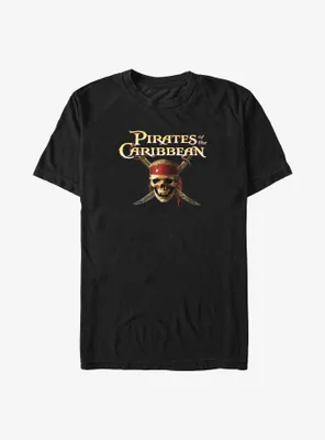 Disney Pirates of the Caribbean Skull Cross Big & Tall T-Shirt