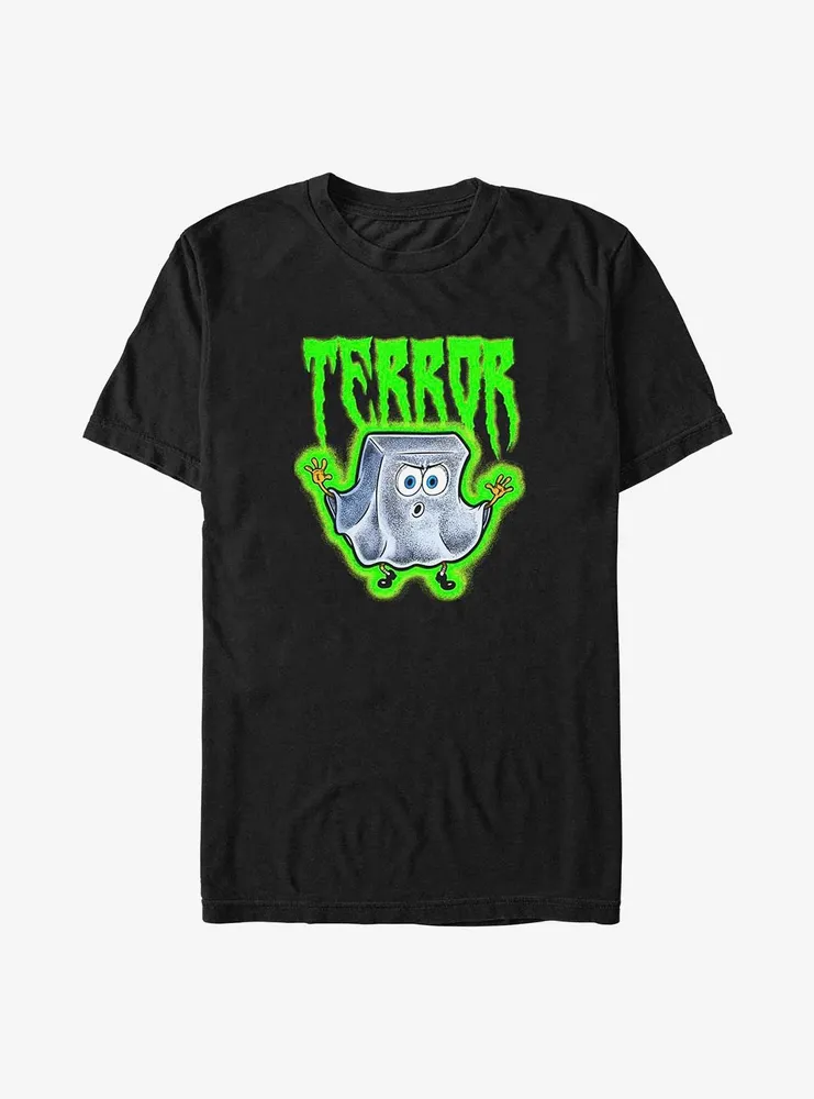 Spongebob Squarepants Ghostly Terror Big & Tall T-Shirt