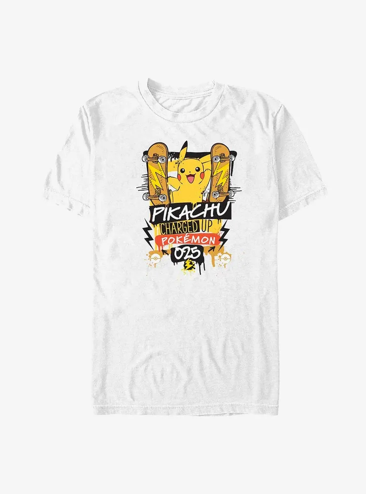 Pokemon Pikachu Charge Up Big & Tall T-Shirt