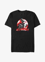 The Simpsons Red Moon Godzilla Homer Big & Tall T-Shirt