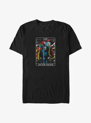Marvel Doctor Strange Tarot Card Big & Tall T-Shirt