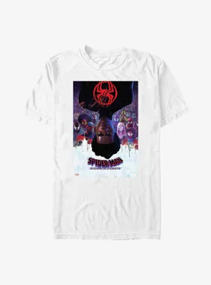 Marvel Spider-Man Across The Spiderverse Poster Big & Tall T-Shirt