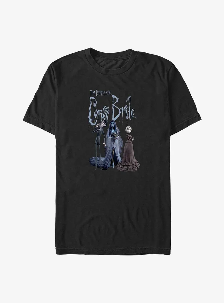 Tim Burton's Corpse Bride Group Shot Big & Tall T-Shirt