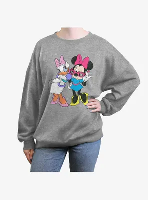 Disney Minnie Mouse & Daisy Duck Oversized Crewneck