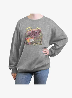 Fender Las Vegas Womens Oversized Crewneck