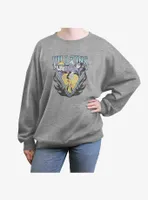 Disney Villains Trio Womens Oversized Crewneck