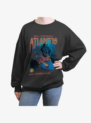 Disney Atlantis: The Lost Empire Atlantis Found Womens Oversized Crewneck