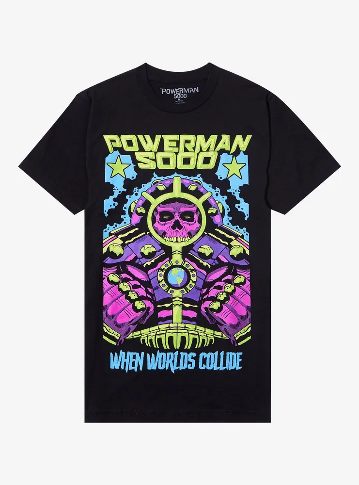 Powerman 5000 When Worlds Collide Boyfriend Fit Girls T-Shirt