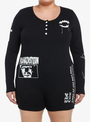 Universal Monsters Icons Long-Sleeve Romper Plus