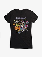 Hello Kitty And Friends Trick Or Treat Ride Girls T-Shirt