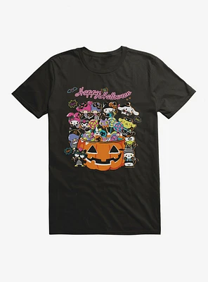 Hello Kitty And Friends Happy Halloween Group Candy T-Shirt