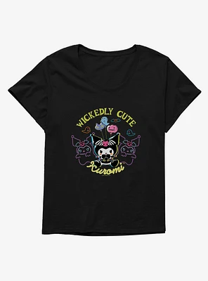 Kuromi Wickedly Cute Girls T-Shirt Plus