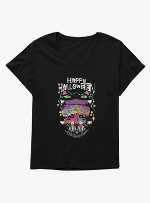 Little Twin Stars Trunk Or Treat Halloween Girls T-Shirt Plus