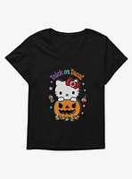 Hello Kitty Trick Or Treat Candy Girls T-Shirt Plus