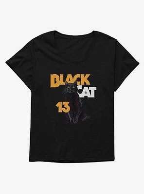 Hot Topic Black Cat 13 Girls T-Shirt Plus