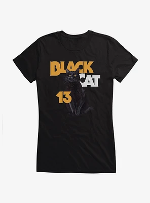 Hot Topic Black Cat 13 Girls T-Shirt