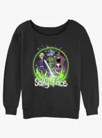 Sally Face Boss Fight Womens Slouchy Sweatshirt