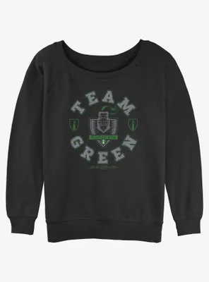 House of the Dragon Team Green Hightower Womens Slouchy Sweatshirt