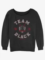 House of the Dragon Team Black Targaryen Womens Slouchy Sweatshirt