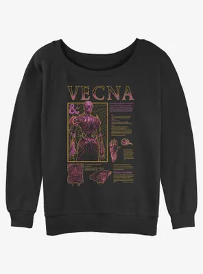 Dungeons & Dragons Vecna Schematic Womens Slouchy Sweatshirt