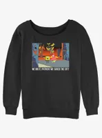 Spongebob Squarepants We Saved The City Womens Slouchy Sweatshirt