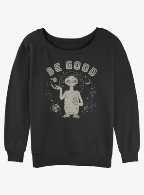 E.T. the Extra-Terrestrial Be Good Cosmic Womens Slouchy Sweatshirt